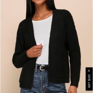 NWT black cardigan